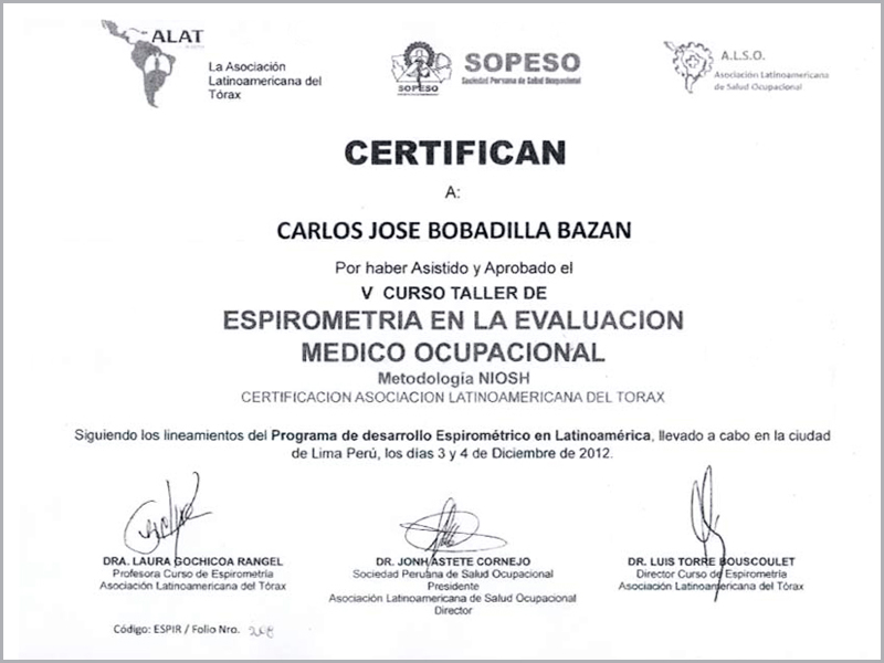 ALAT - ESPIROMETRÍA
